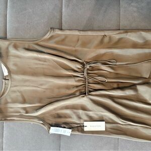 Babaton Taupe Sleeveless Top